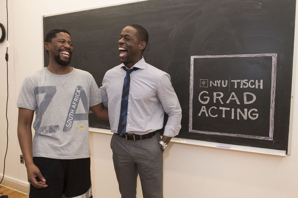 Atandwa Kani (class of 2020) & Sterling K. Brown